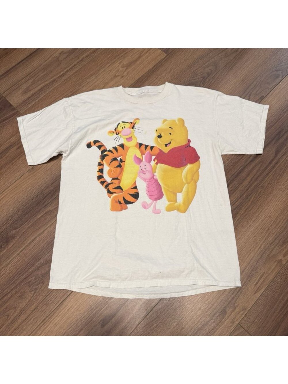 Vintage Winnie the Pooh Tigger Piglet T Shirt Disney Graphic Size XL